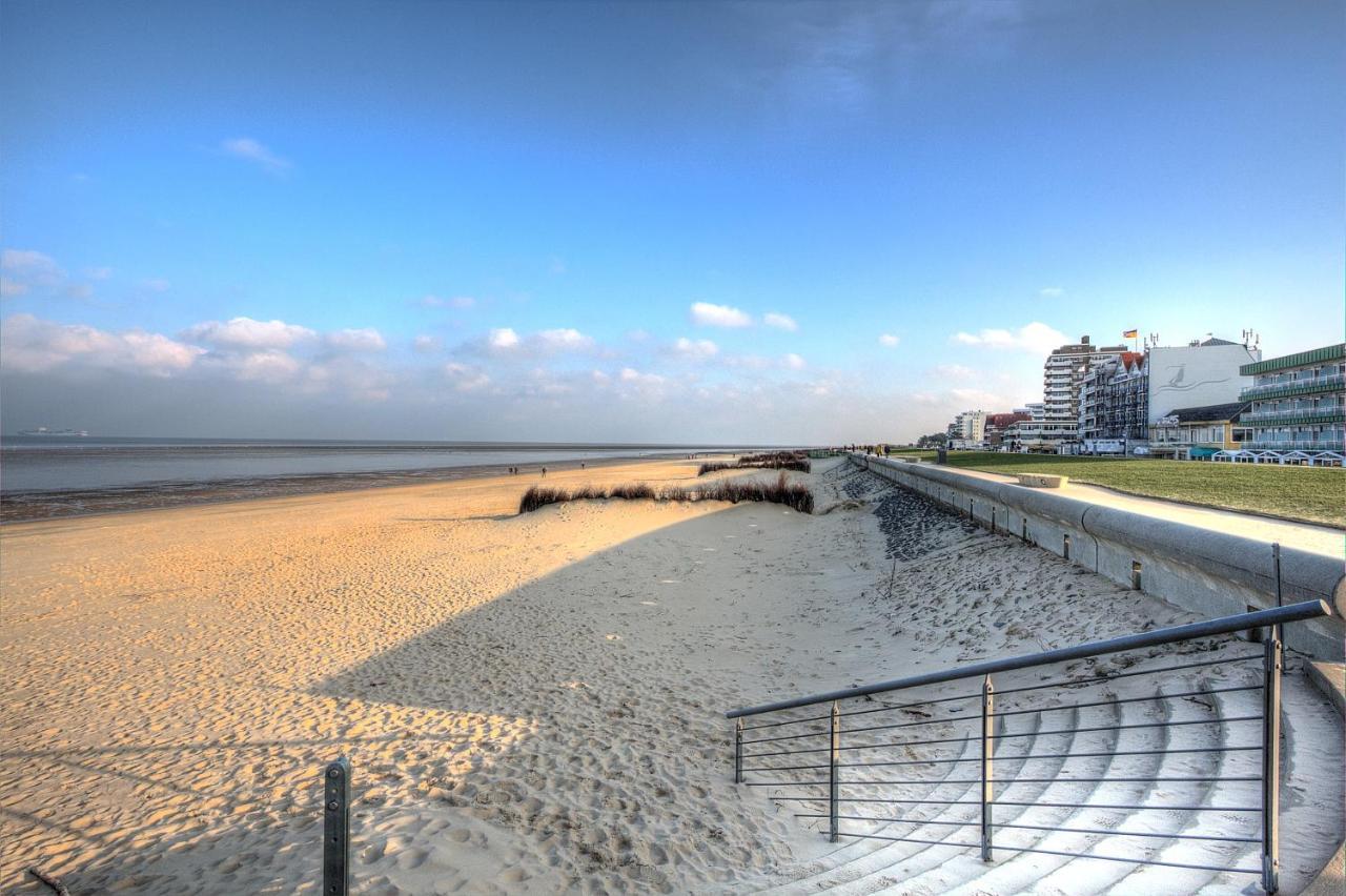 Duhnentraum Bestlage Am Sandstrand, Balkon,Meerblick, Parkplatz, Aufzug, Wlan, Bettwaesche,Handtuecher,Netflix Uvm Cuxhaven Esterno foto