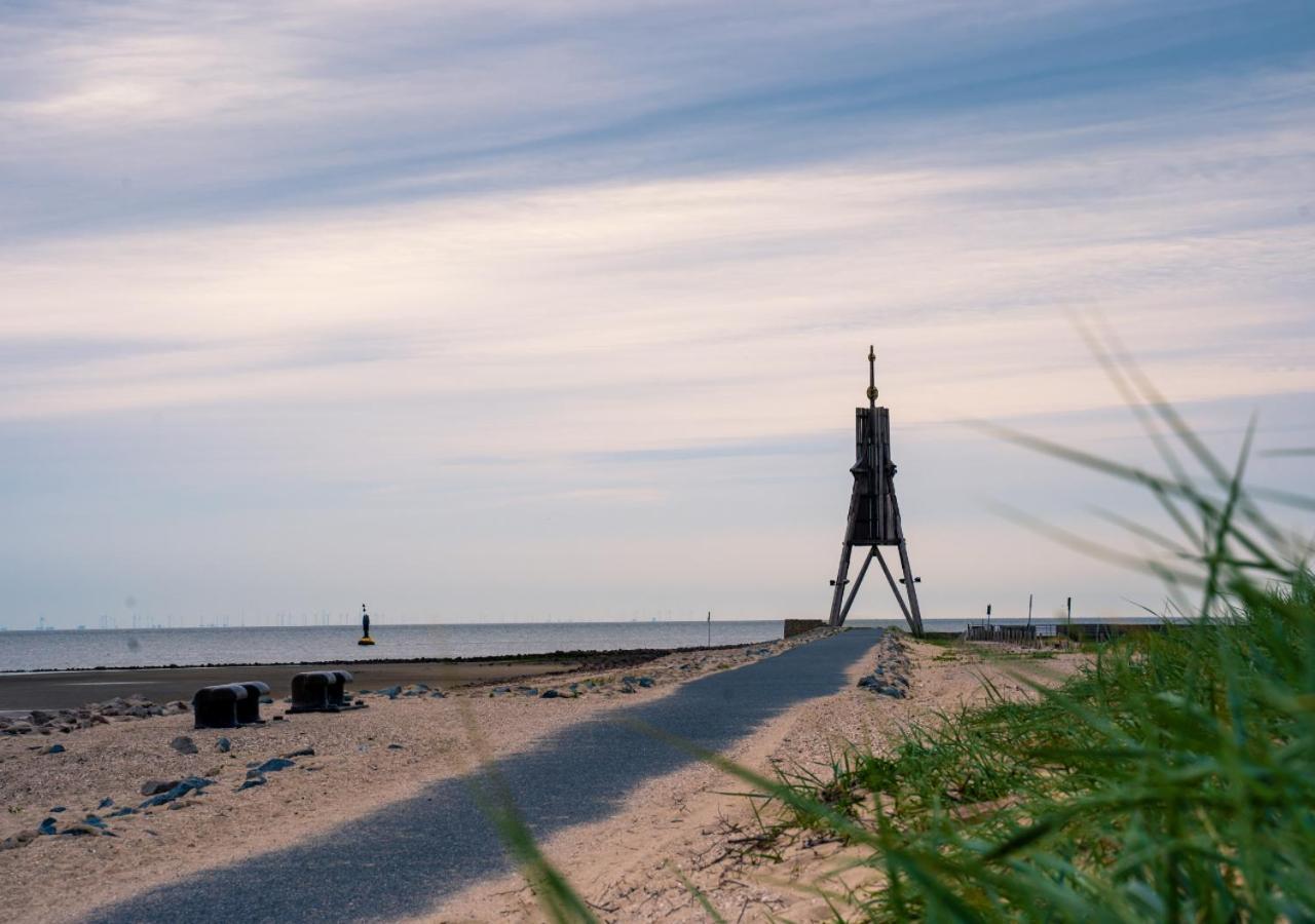 Duhnentraum Bestlage Am Sandstrand, Balkon,Meerblick, Parkplatz, Aufzug, Wlan, Bettwaesche,Handtuecher,Netflix Uvm Cuxhaven Esterno foto